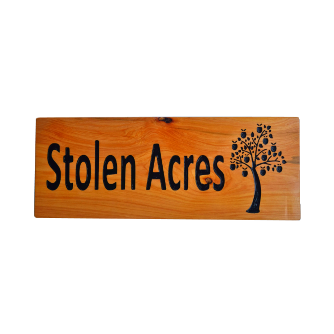 Macrocarpa 'Stolen Acres' Sign image 0